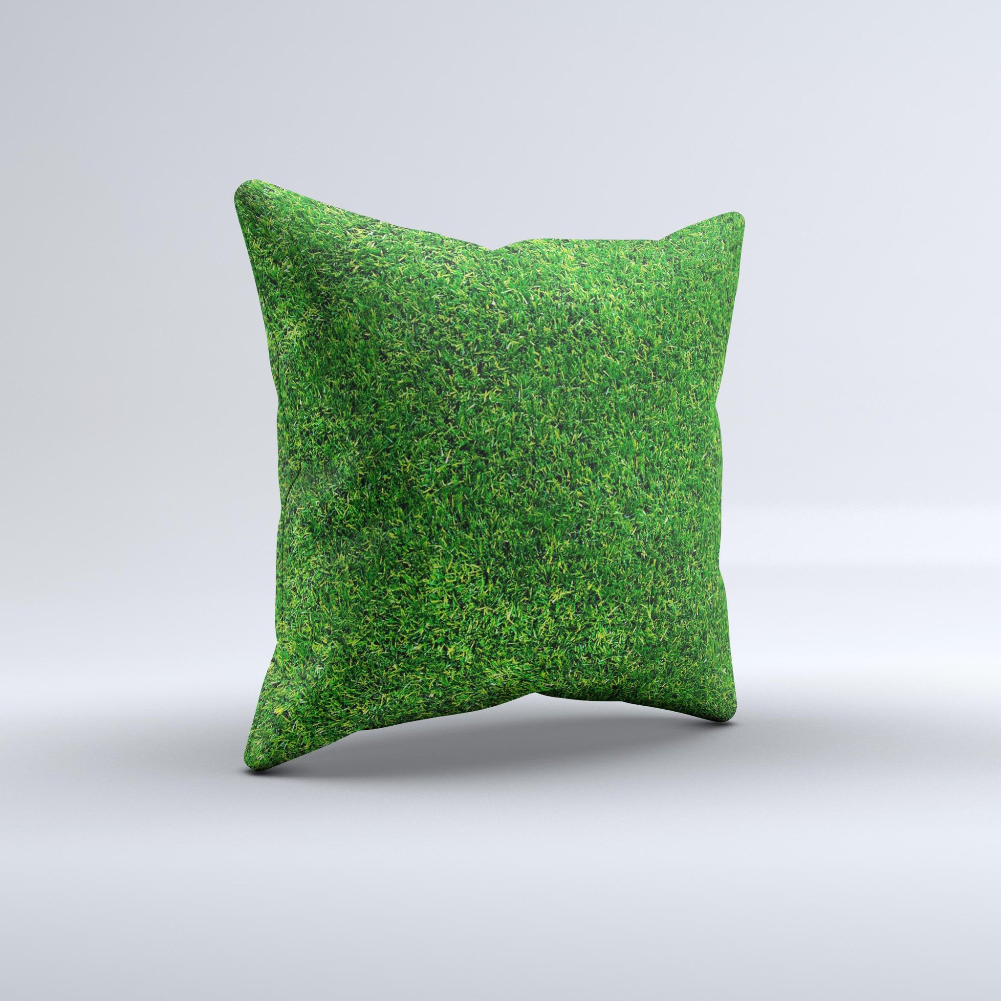 GreenTurf Ink-Fuzed Decorative Throw Pillow featuring unique hand-produced graphic design, crafted in Virginia with high-quality materials.